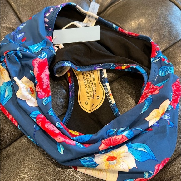 NWT Women’s Cupshe Colorful Floral Swim Bottoms Size Large - Picture 10 of 10